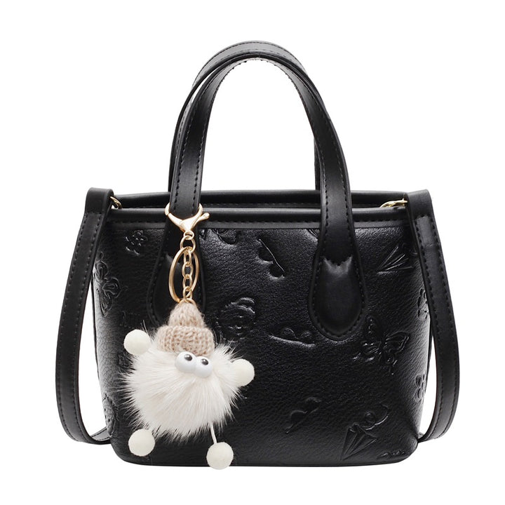 Damen Mini-Handtasche mit niedlichem Anhänger | Nord Taschen