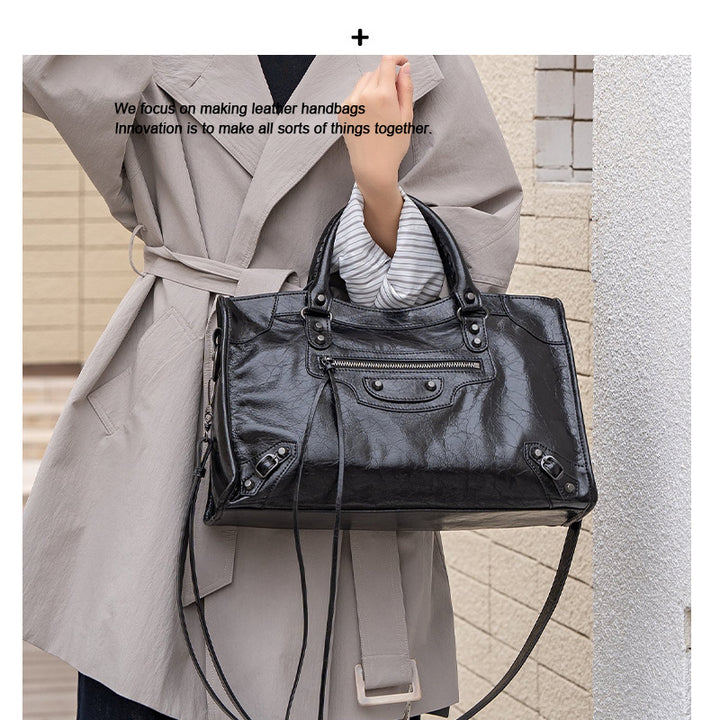 Damen hochwertige Mini-Handtasche mit detaillierter Struktur Nord Taschen