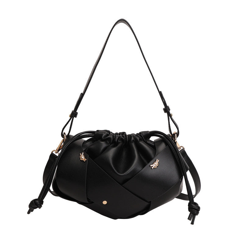 Damen Hobo-Tasche mit raffiniertem Kordelzug und eleganter Webstruktur Nord Taschen