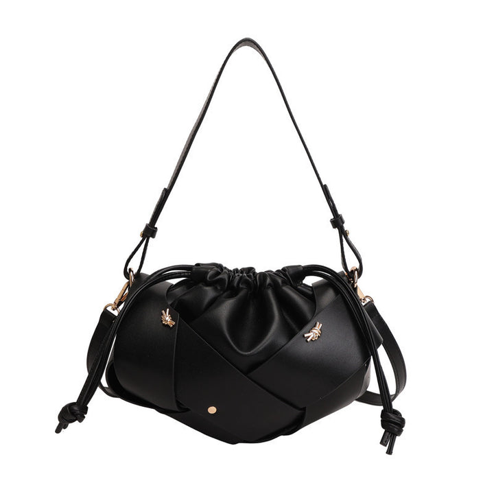 Damen Hobo-Tasche mit raffiniertem Kordelzug und eleganter Webstruktur Nord Taschen