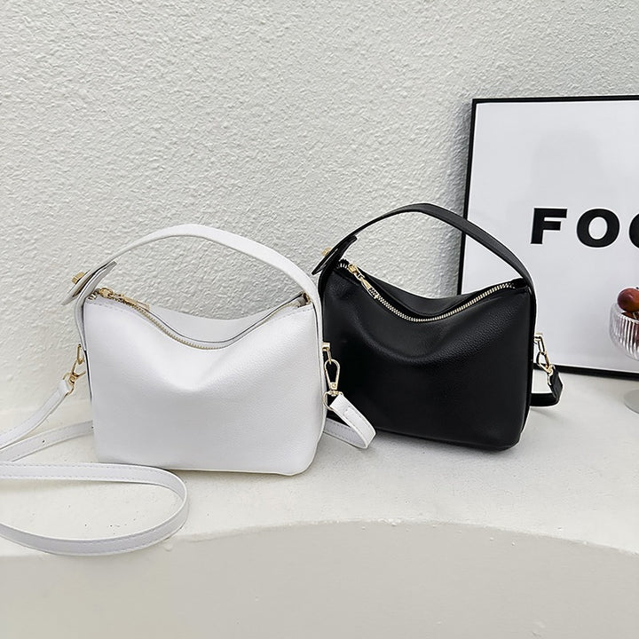 Damen stilvolle Handtasche mit elegantem Reißverschluss Nord Taschen