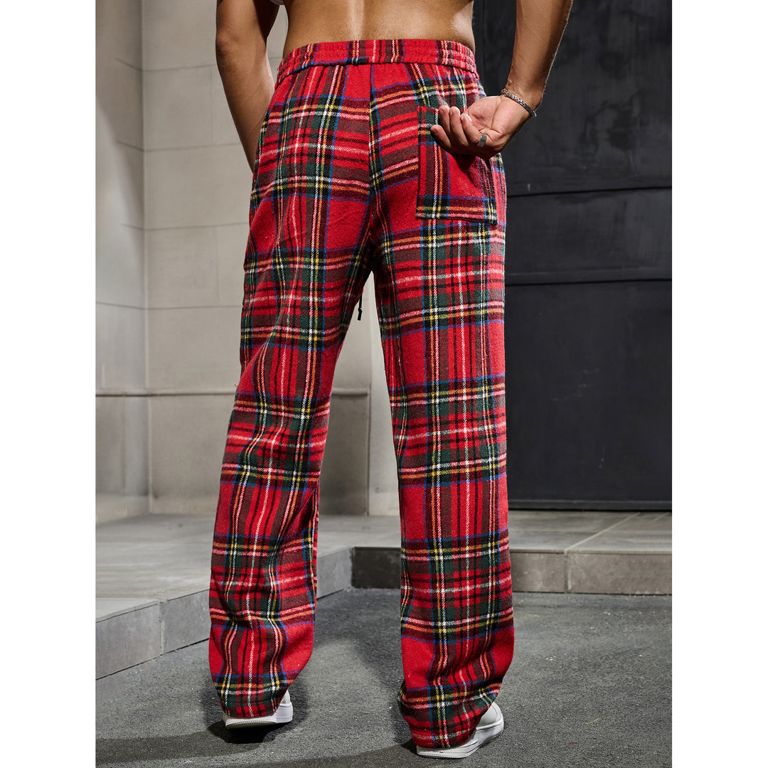 Herren Karierte Freizeithose Nord Taschen