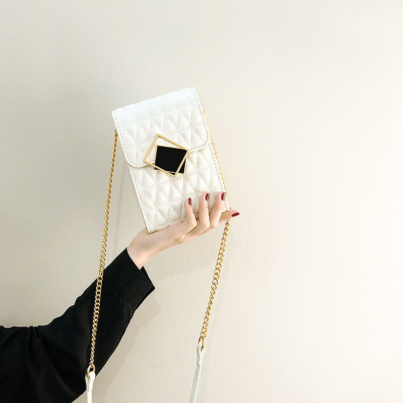 Damen elegante Clutch-Tasche mit geometrischem Design Nord Taschen