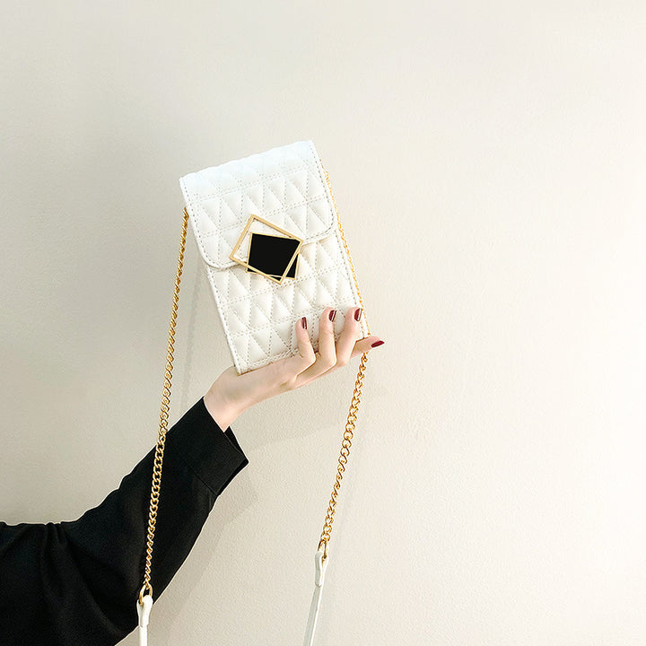 Damen elegante Clutch-Tasche mit geometrischem Design Nord Taschen