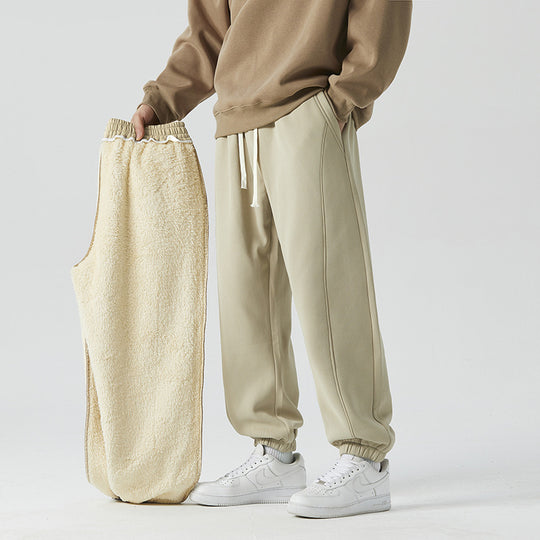 Herren Relaxed-Jogger mit elastischem Bund und abnehmbarem Teddyfutter Nord Taschen