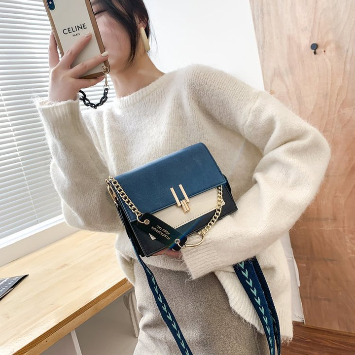 Damen umhängetasche mit elegantem Klappenverschluss Nord Taschen