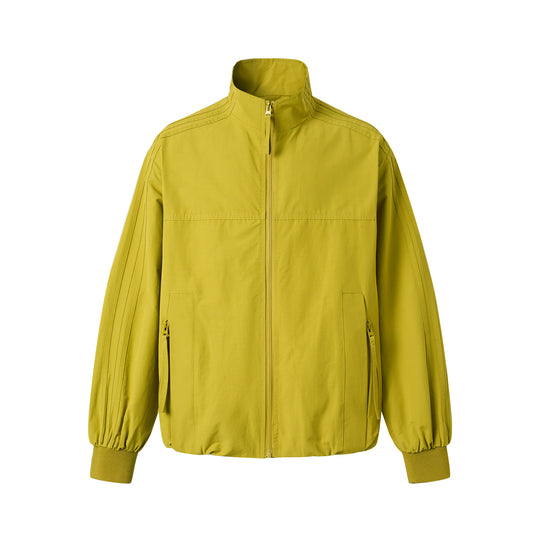 Unisex Leichter Windbreaker‑Blouson mit hohem Stehkragen und Funktionstaschen Nord Taschen