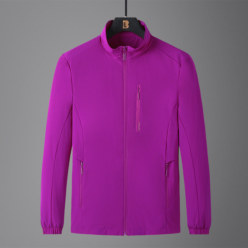 Herren Leichte Softshell-Jacke mit Stehkragen, wind- und wasserabweisender Oberfläche sowie Reißverschlusstaschen Nord Taschen