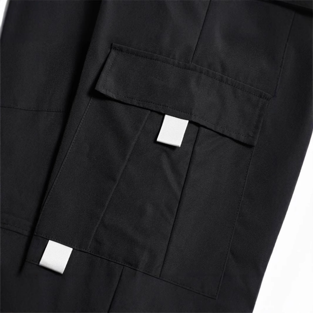 Herren Utility-Cargohose im Joggerstil mit Tunnelzugbund, elastischen Beinabschlüssen & Mehrfachtaschen Nord Taschen