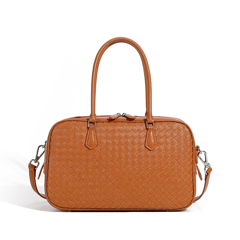 Damen elegante Umhängetasche mit geflochtener Struktur und verstellbarem Schulterriemen Nord Taschen