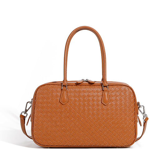 Damen elegante Umhängetasche mit geflochtener Struktur und verstellbarem Schulterriemen Nord Taschen