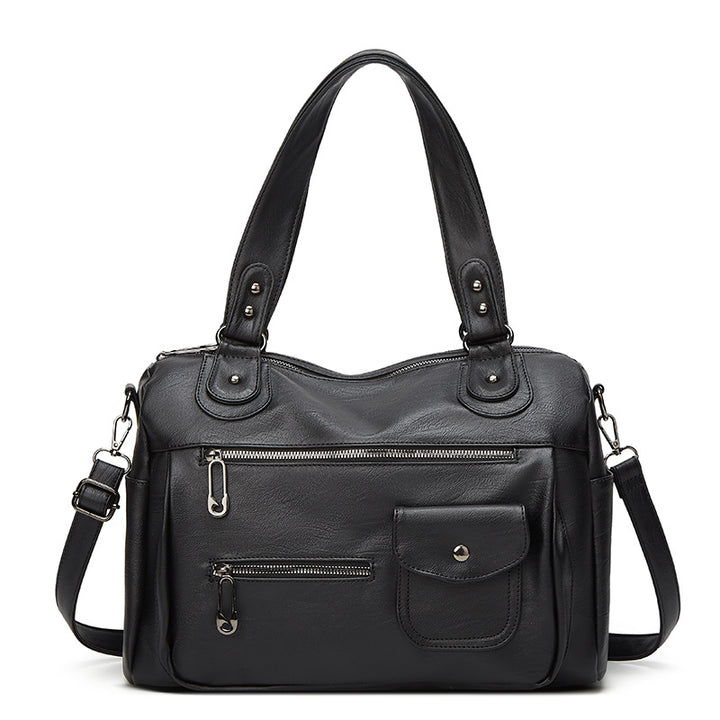 Damen Henkeltasche mit praktischem Fächerdesign und komfortablem Schulterriemen Nord Taschen