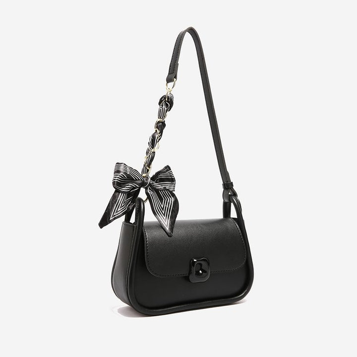 Damen Umhängetasche mit modischem Schleifenakzent und eleganter Struktur Nord Taschen