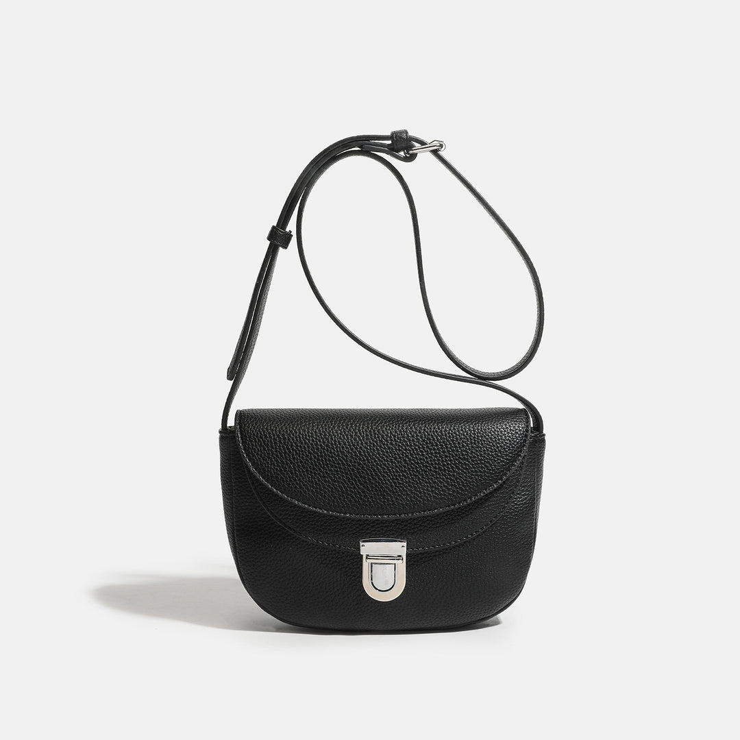 Damen Umhängetasche mit geschwungenem Design und eleganter Schnalle Nord Taschen