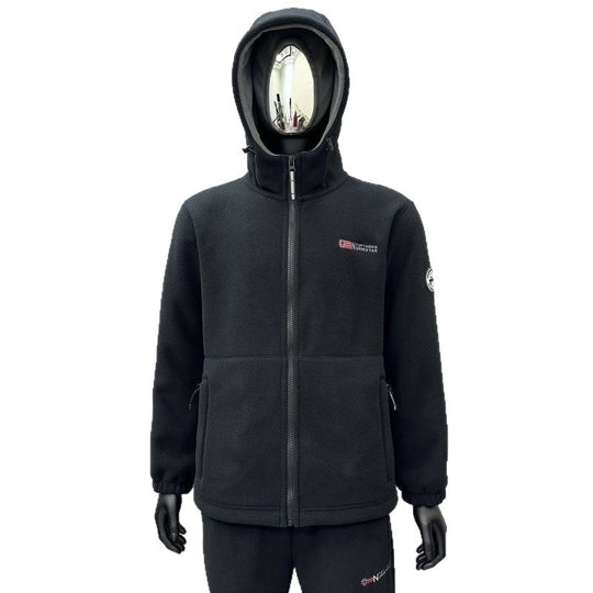 Herren Fleece-Kapuzenjacke mit windabweisender Oberfläche und Reißverschlusstaschen Nord Taschen