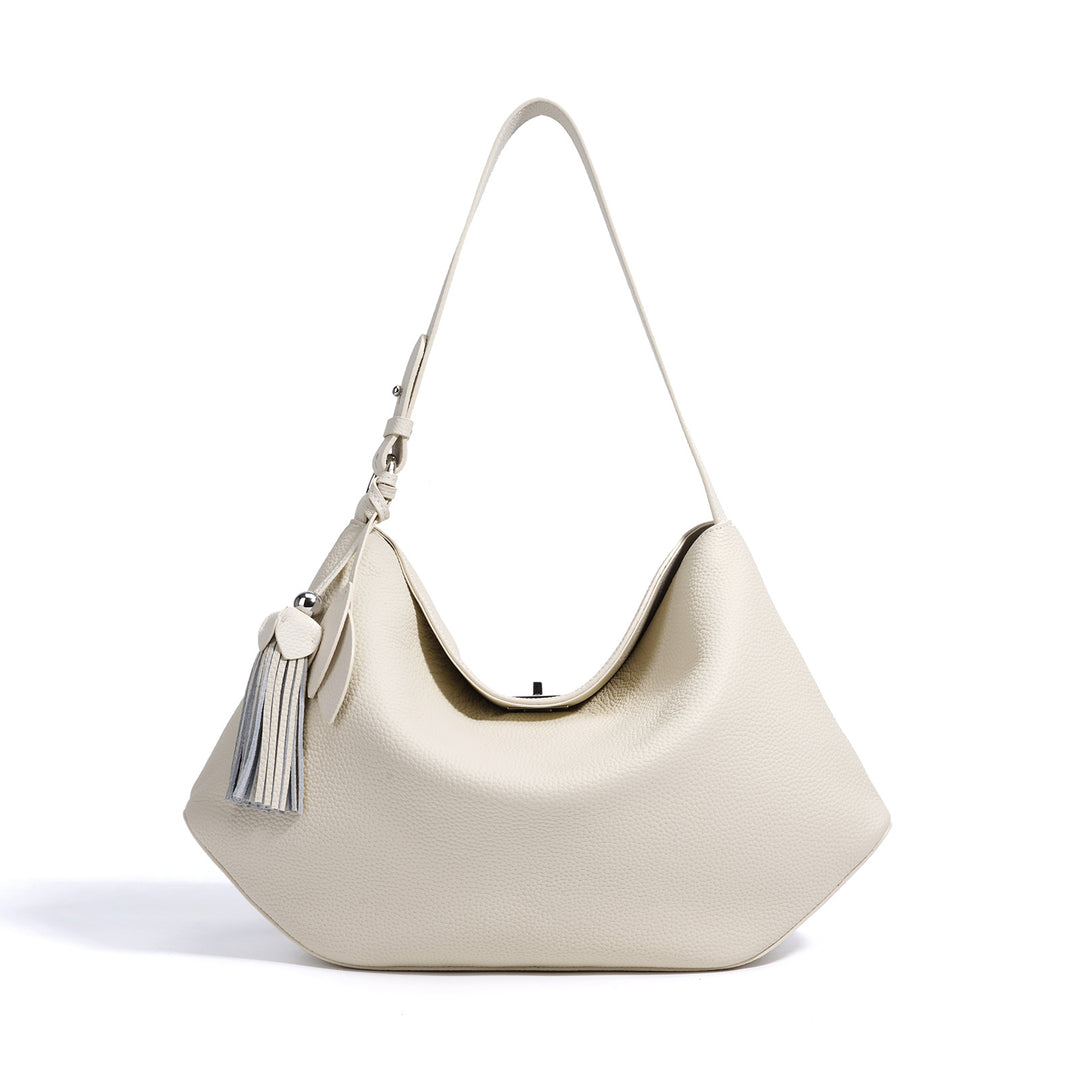 Damen lässige Ledertasche mit asymmetrischem Design Nord Taschen