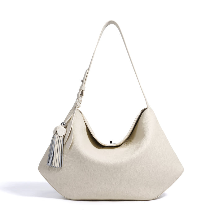 Damen lässige Ledertasche mit asymmetrischem Design Nord Taschen