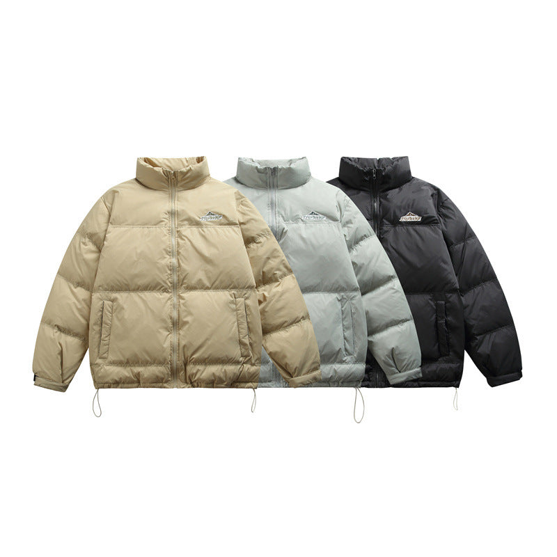 Unisex Boxy-wattierte Thermojacke mit Kordelzugsaum und Stehkragen Nord Taschen