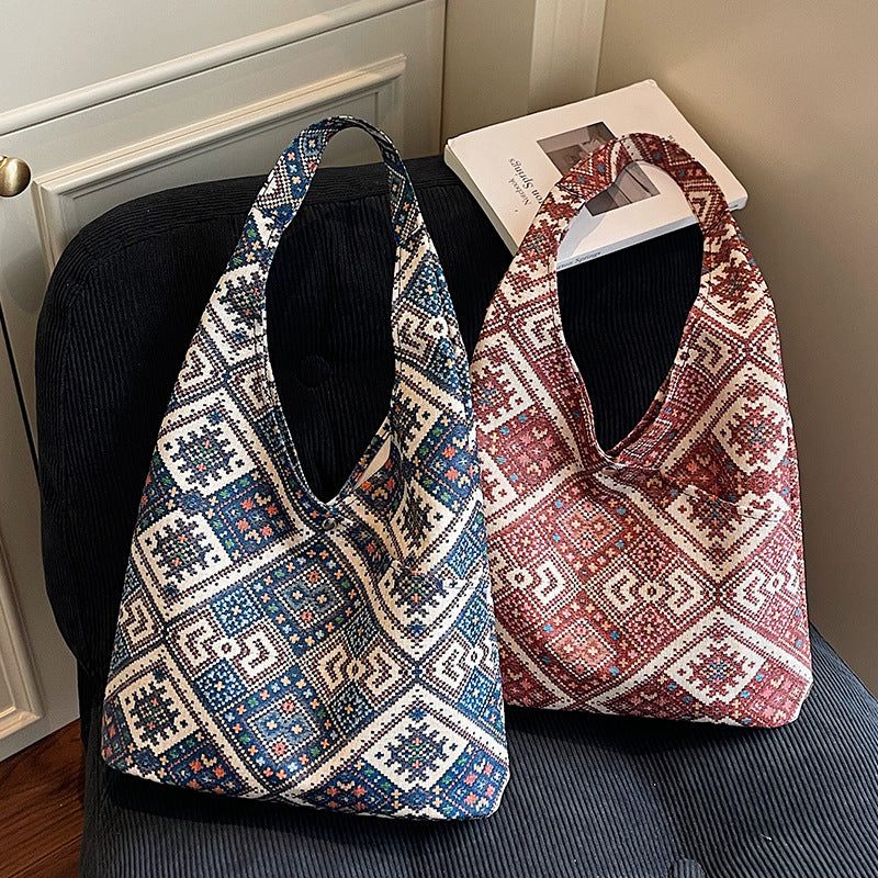 Damen Umhängetasche im modernen Ethnostil Nord Taschen