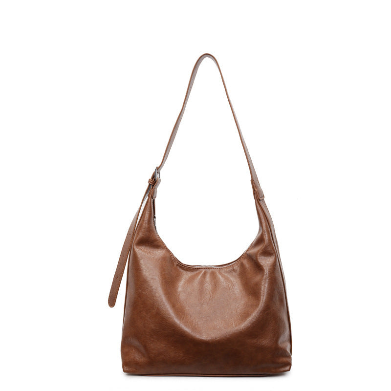Damen Hobo-Tasche mit luxuriösem Kunstleder und abnehmbarem Kosmetiktäschchen Nord Taschen