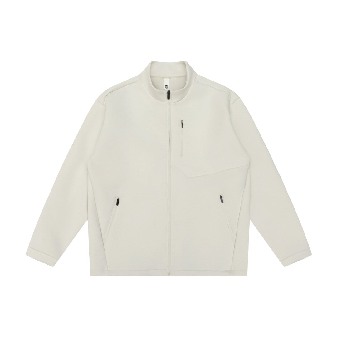 Unisex Minimalistische Kurzjacke mit Stehkragen und funktionalen Reißverschlusstaschen Nord Taschen