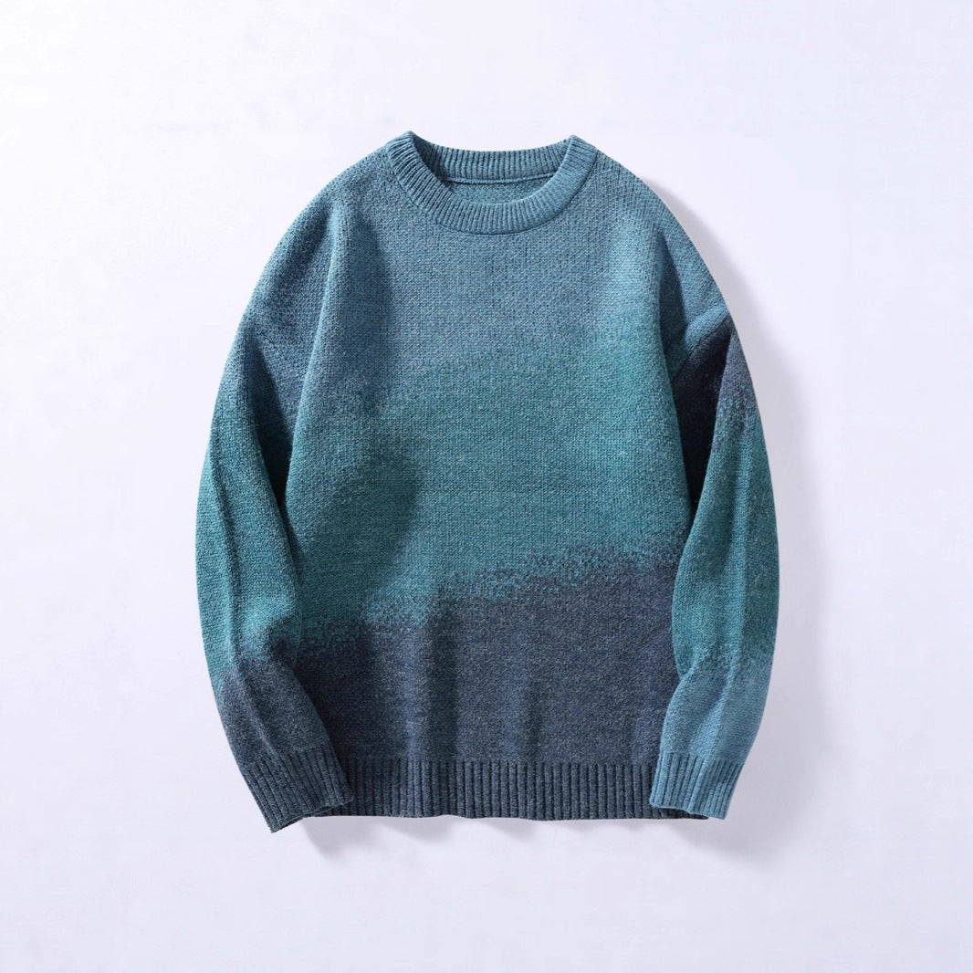 Damen Hochwertiger Rundhalsausschnitt Pullover Nord Taschen
