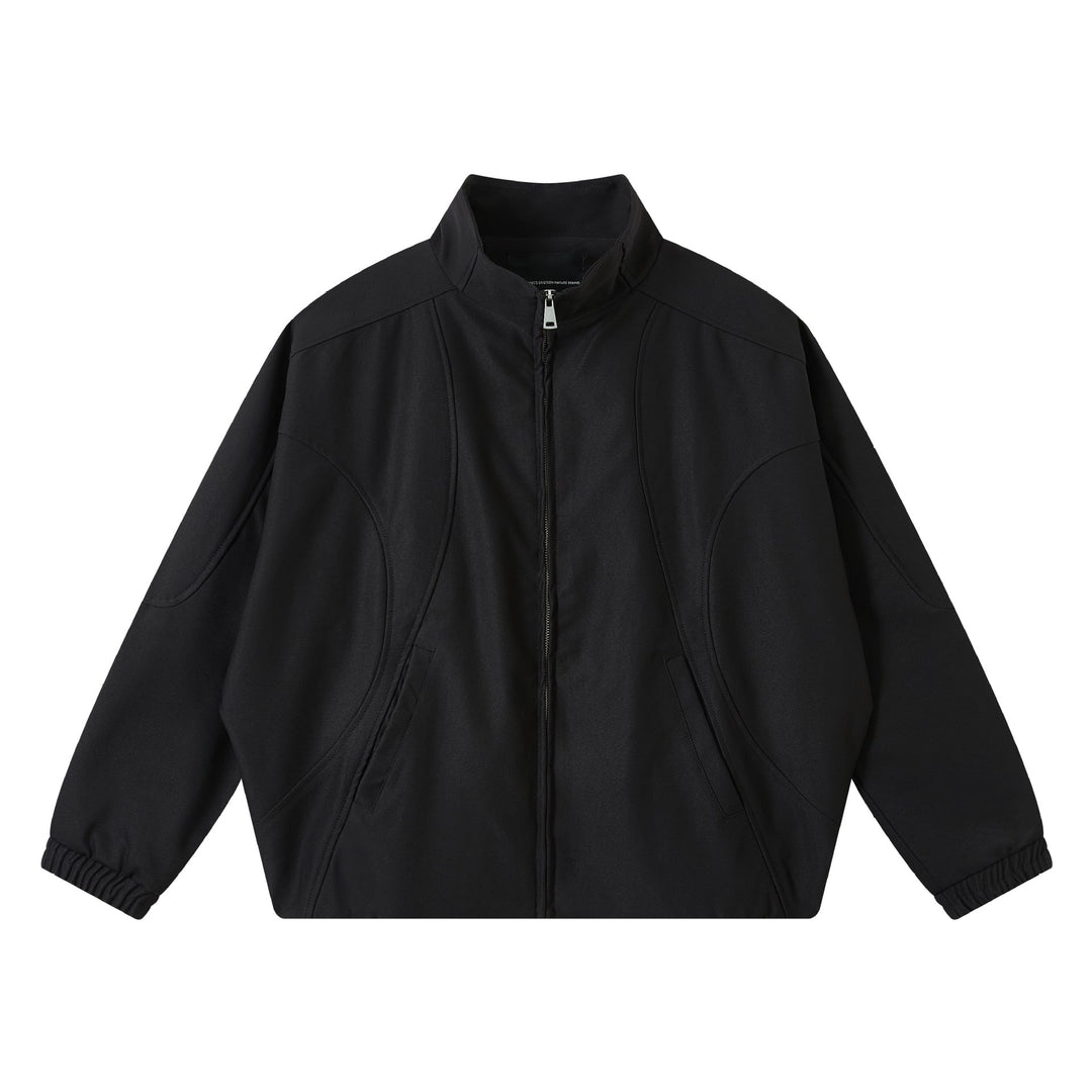 Unisex Kurz geschnittener Boxy‑Bomber mit ergonomischen Teilungsnähten und elastischen Bündchen Nord Taschen