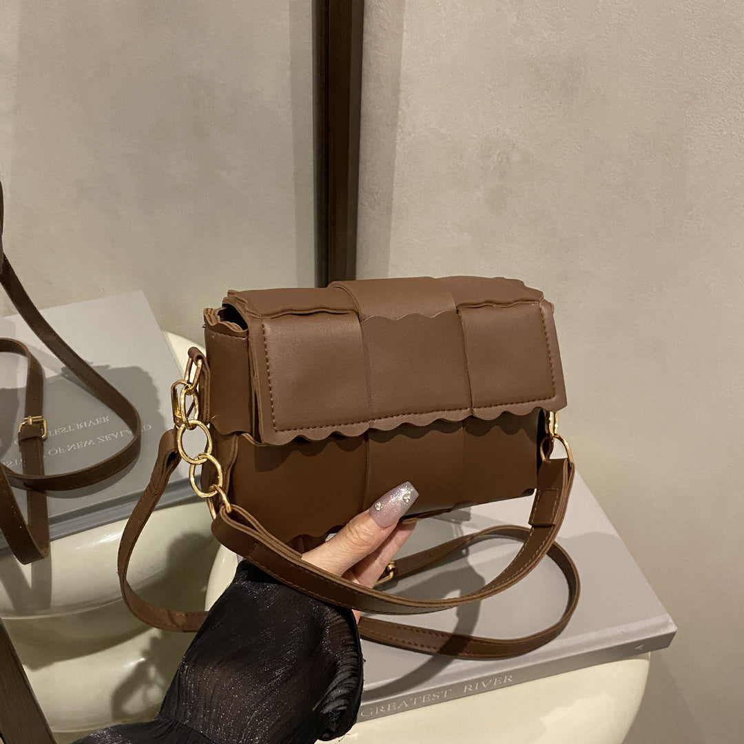 Damen elegante Mini-Umhängetasche mit strukturiertem Design Nord Taschen