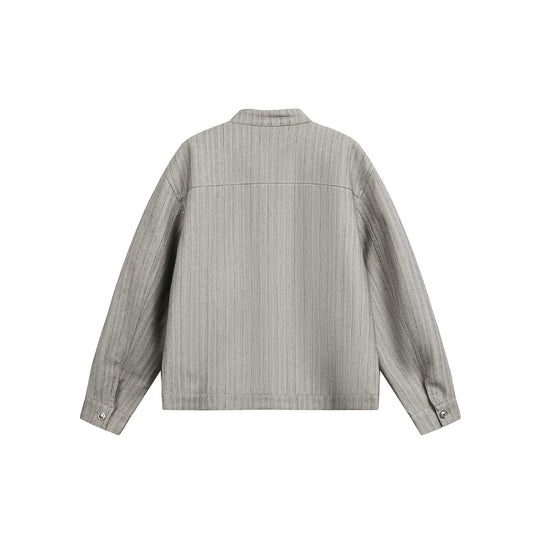 Unisex Oversize-Blouson im Workwear‑Stil mit Stehkragen und Knopfleiste Nord Taschen