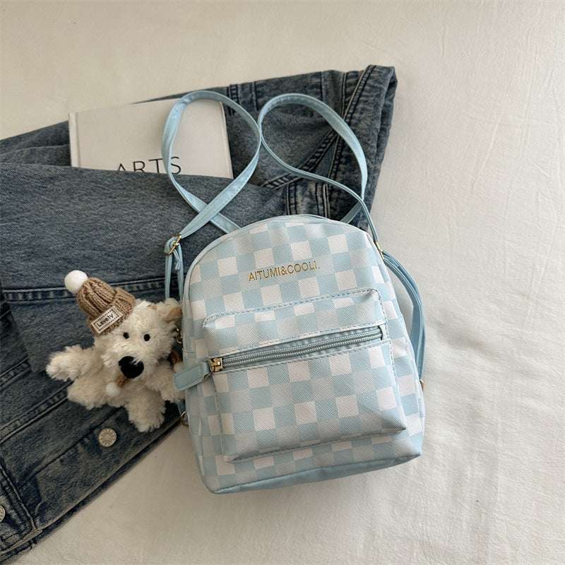Damen Rucksack mit verspieltem Karomuster Nord Taschen