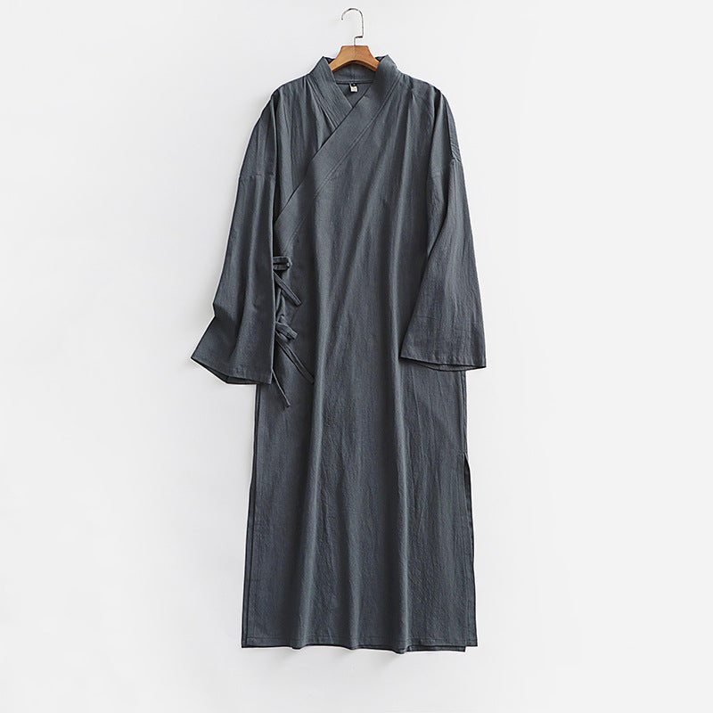 Unisex Langer Kimono-Mantel mit Bindeband, weitem Schnitt und minimalistischer Silhouette Nord Taschen