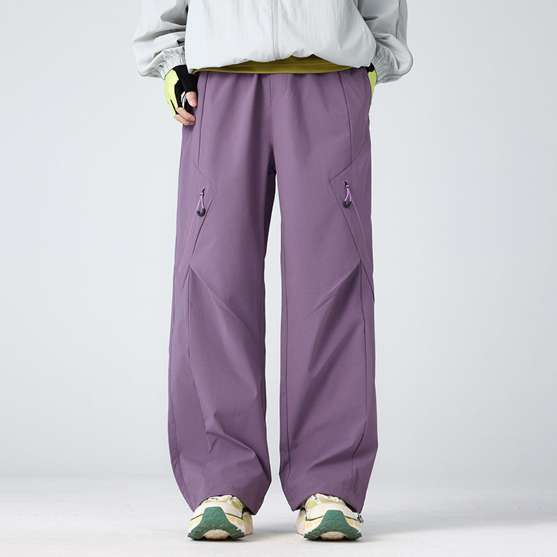 Herren Weite technische Cargo-Hose mit Utility-Taschen und elastischem Bund Nord Taschen