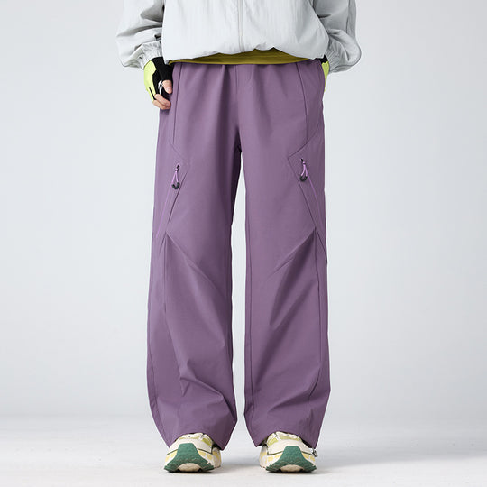 Herren Weite technische Cargo-Hose mit Utility-Taschen und elastischem Bund Nord Taschen