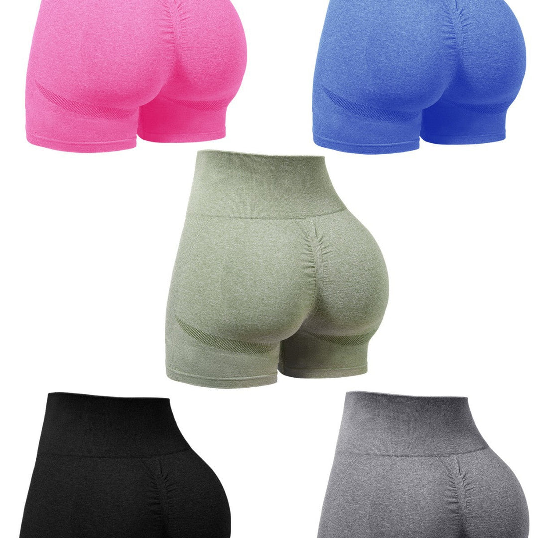 Damen Hochbundige Fitness Shorts mit innovativer FormgNord Taschenung