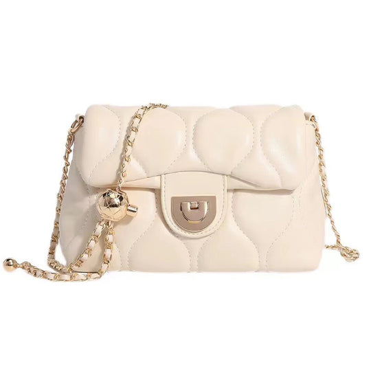 Damen Clutch-Tasche mit gepolstertem Design und goldenen Akzenten Nord Taschen
