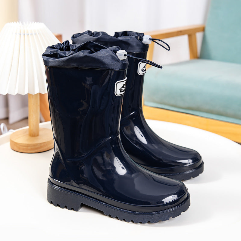 Damen Hochwertige und Stylische Gummistiefel mit Verstellbarem Schnürsystem Nord Taschen