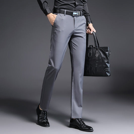 Herren Modern geschnittene Business‑Hose mit Bügelfalte, Stretch und Pflegeleichtem Mischgewebe Nord Taschen