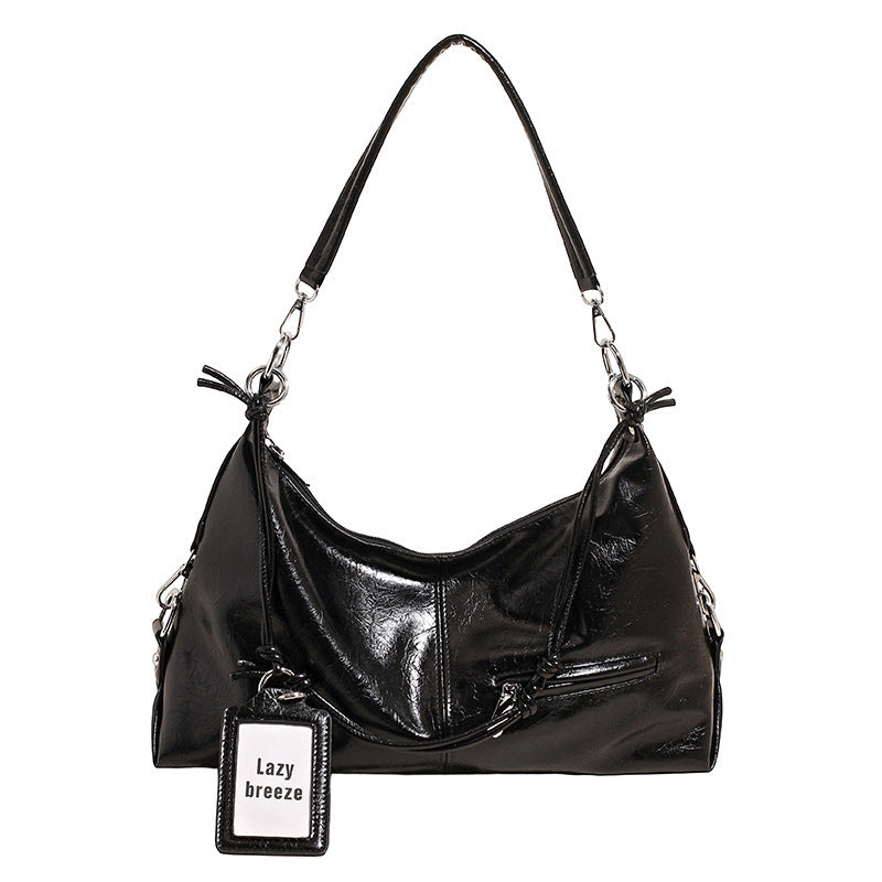 Damen Hobo-Tasche aus hochwertigem Kunstleder mit elegantem Kordelzug Nord Taschen