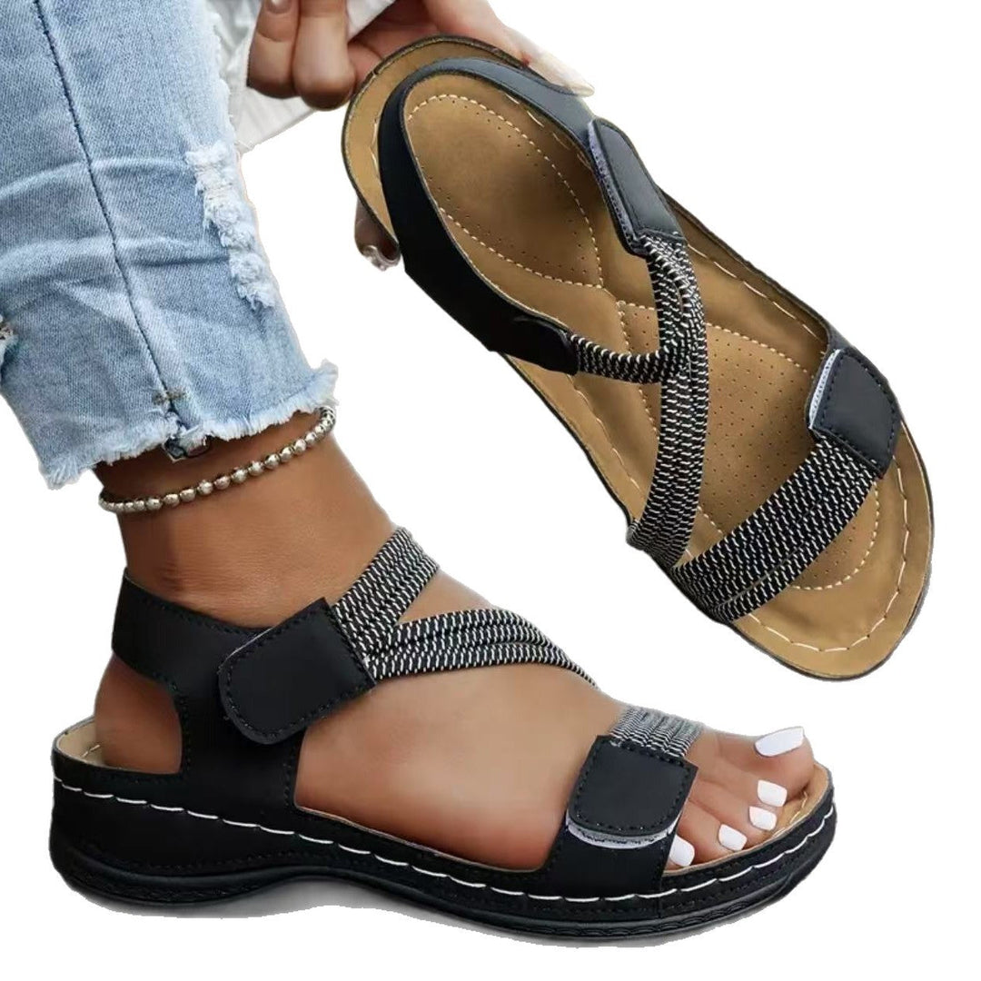 Damen Komfortable Sandalen mit verstellbaren Riemen und anatomischer Fußbettung Nord Taschen