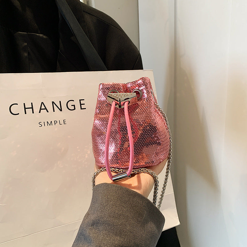 Damen funkelnde Glitzer-Beuteltasche Nord Taschen