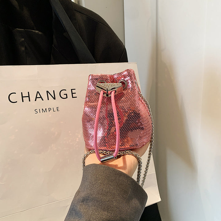 Damen funkelnde Glitzer-Beuteltasche Nord Taschen