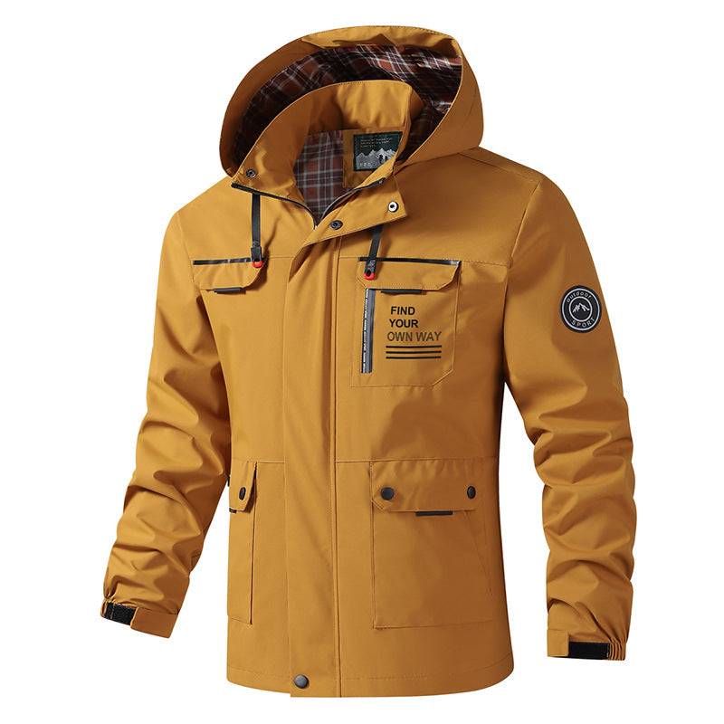 Herren Multifunktionale Outdoorjacke Nord Taschen
