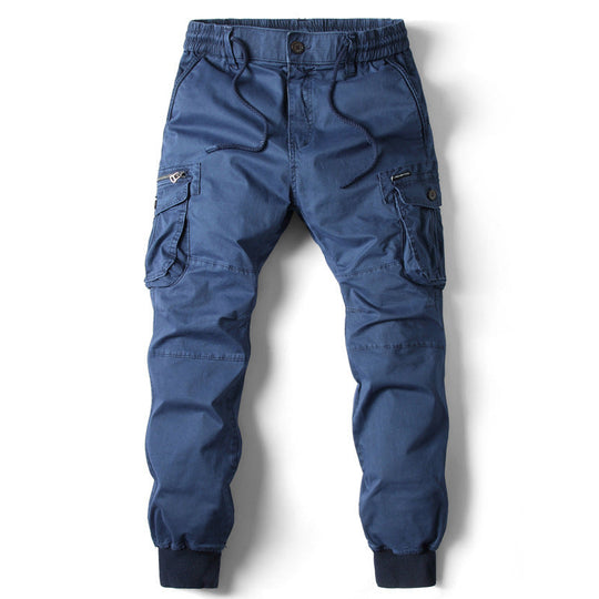 Herren Cargo-Hosen mit praktischen Taschen und elastischem Bund