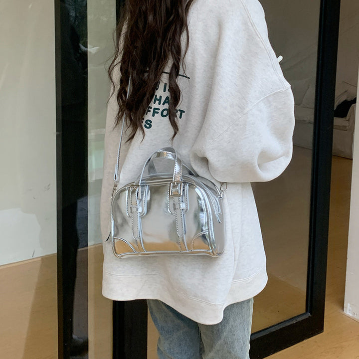 Damen elegante Handtasche mit strukturiertem Kunstleder und praktischen Fächern Nord Taschen