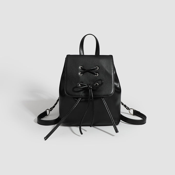 Damen Rucksack aus hochwertigem Kunstleder mit dekorativem Kordelzug Nord Taschen