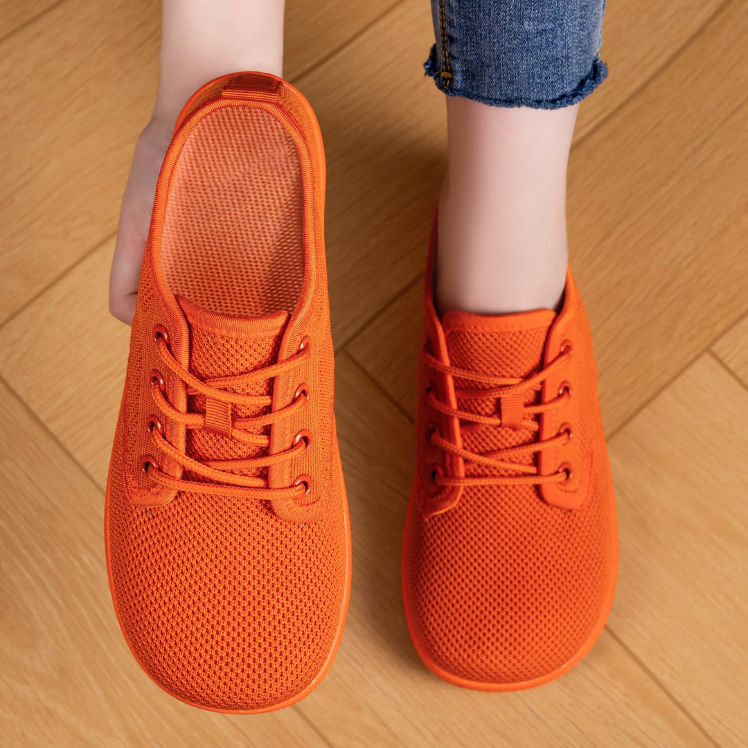 Damen Leichte und atmungsaktive Schnürschuhe mit flexiblem Obermaterial