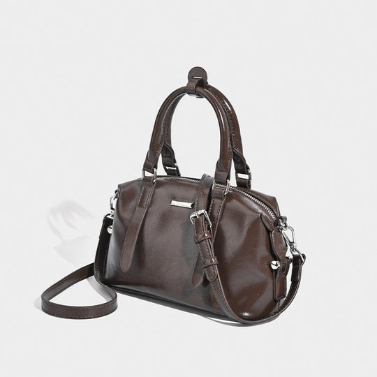 Damen elegante Handtasche mit glänzender Oberfläche Nord Taschen