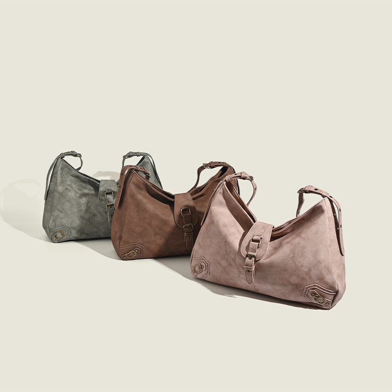 Damen Hobo-Tasche mit multifunktionalem Tragesystem und edler Schnalle Nord Taschen