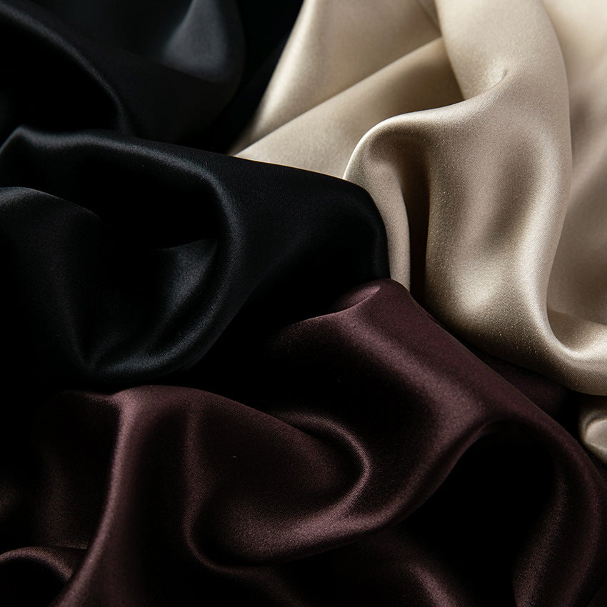 Damen Langer eleganter Satin-Biaisrock mit hohem Bund und fließender Silhouette Nord Taschen