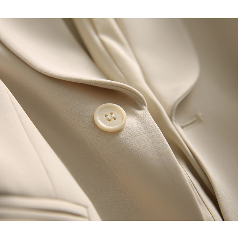 Damen Figurnaht-taillierter Blazer mit Schalkragen und formgebender Innenverarbeitung Nord Taschen